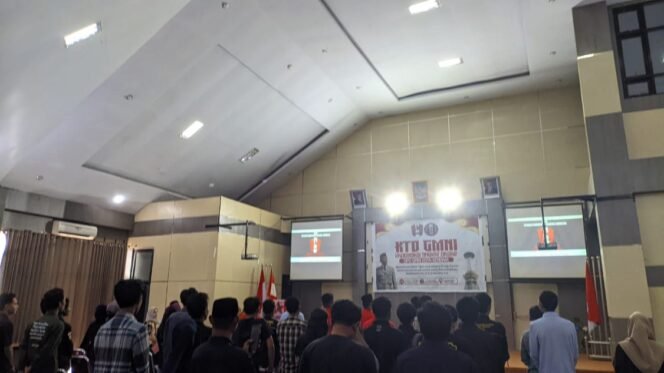 
					Foto: Kegiatan Pembukaan KTD GMNI Kendari di Aula FISIP UHO, Jumat (11/7/2025)/MARHAEN.ID.