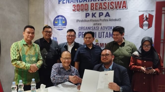 
					PA GMNI Teken MoU dengan PERADI Utama: 3.000 Kader Berpeluang Ikuti Beasiswa Pendidikan Profesi Advokat (PKPA)